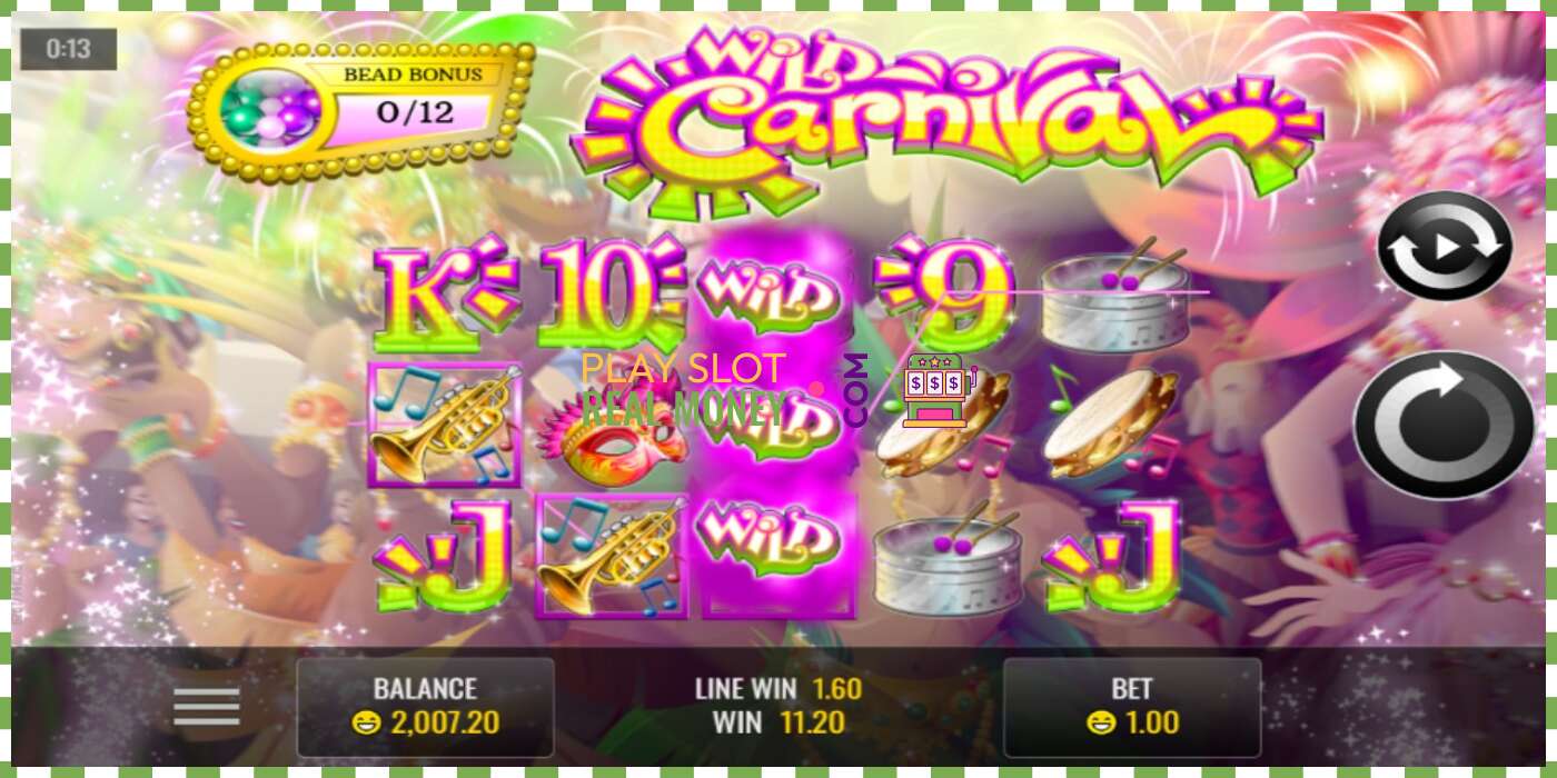 Слот Wild Carnival на реальные деньги, картинка - 2