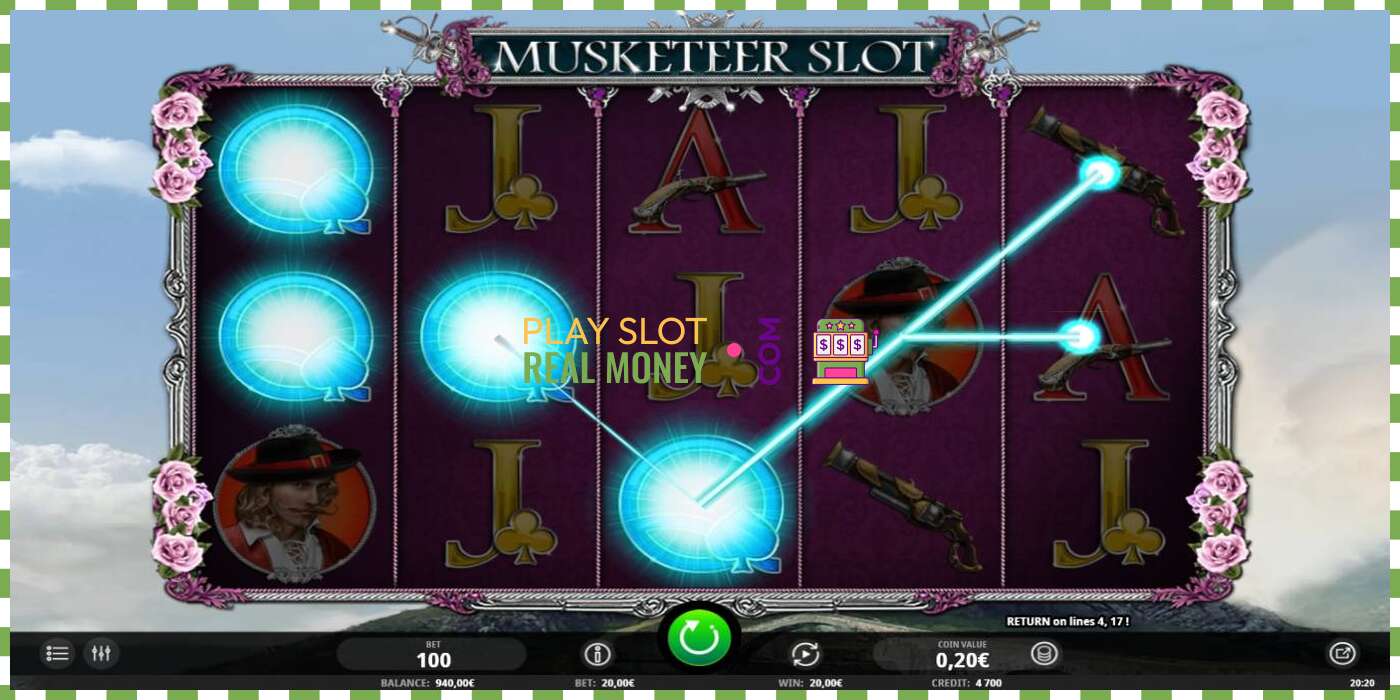 Слот Musketeer Slot на реальные деньги, картинка - 3