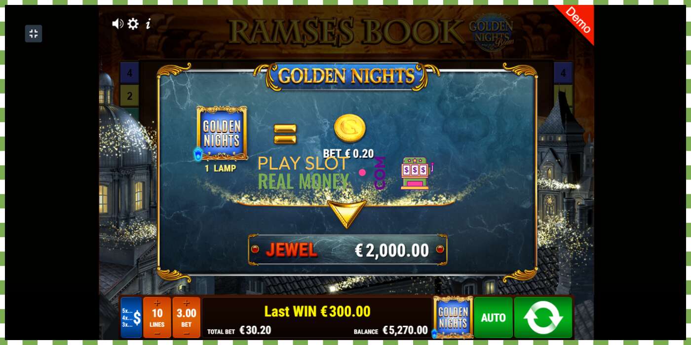 Слот Ramses Book Golden Nights на реальные деньги, картинка - 4