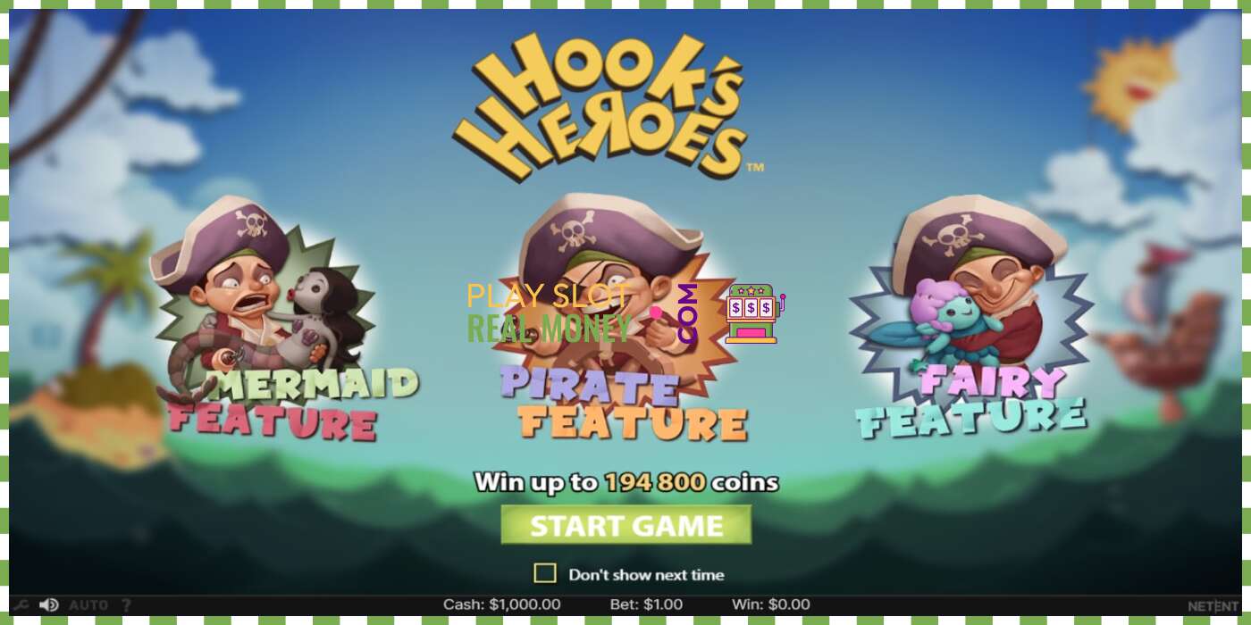 Slot Hook’s Heroes for real money, picture - 1