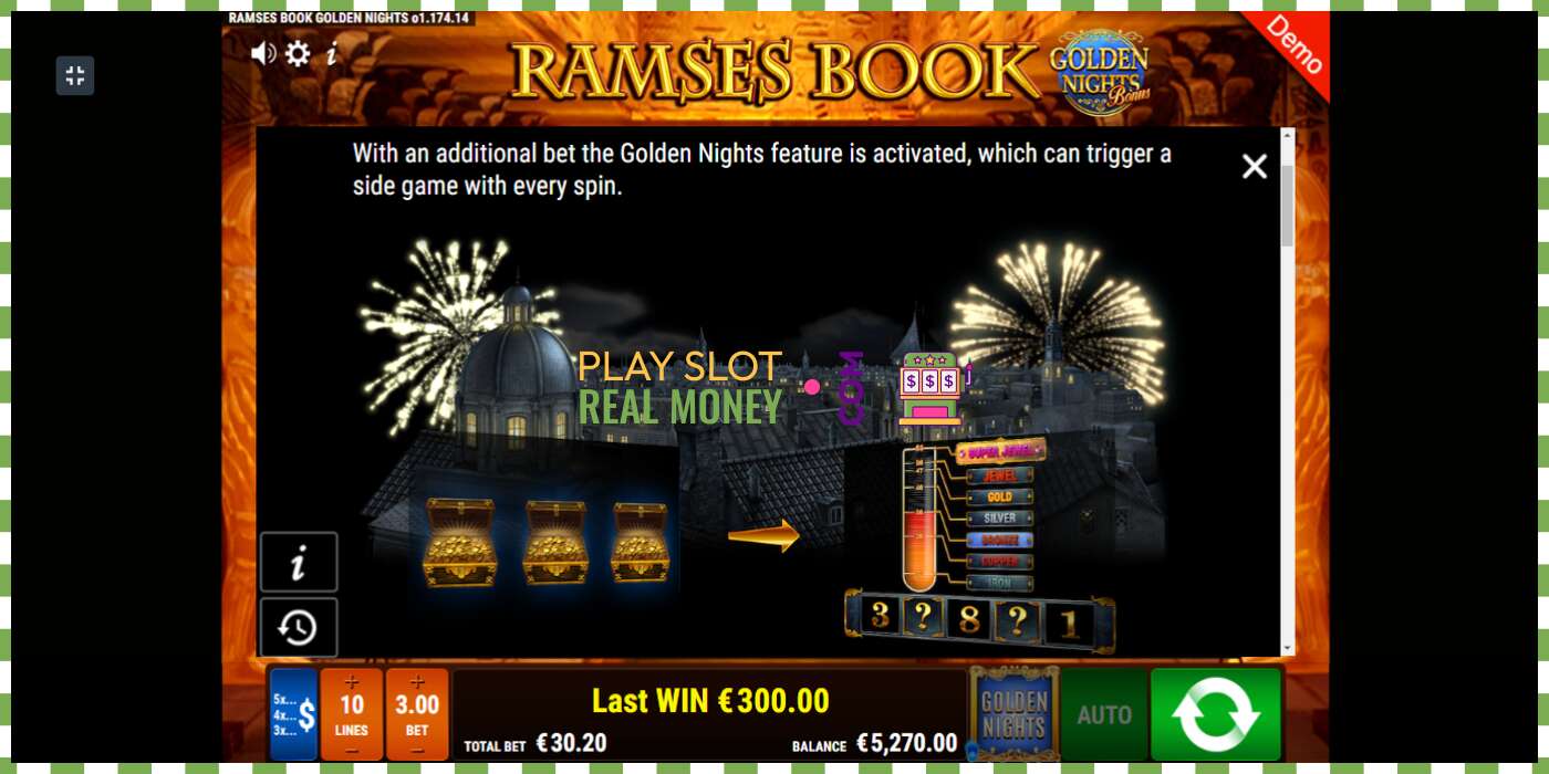 Слот Ramses Book Golden Nights на реальные деньги, картинка - 5