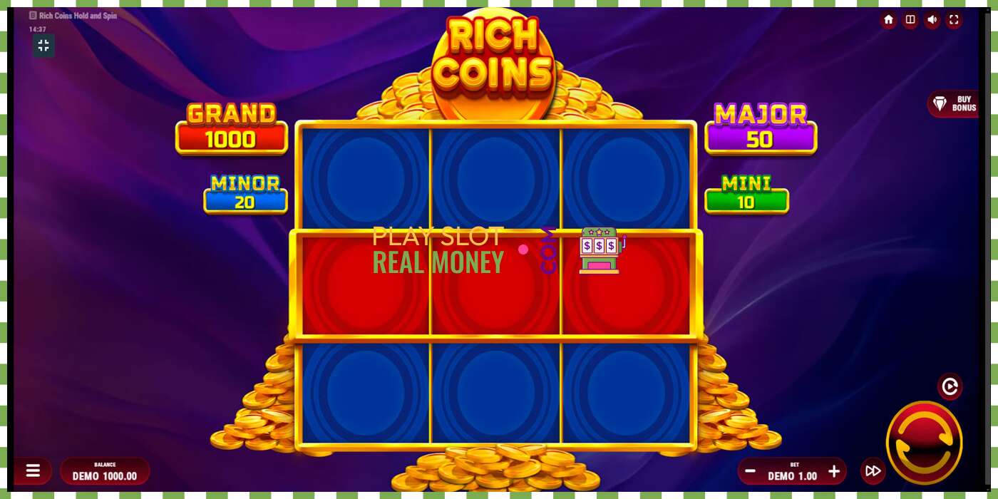 Слот Rich Coins Hold and Spin на реальные деньги, картинка - 1