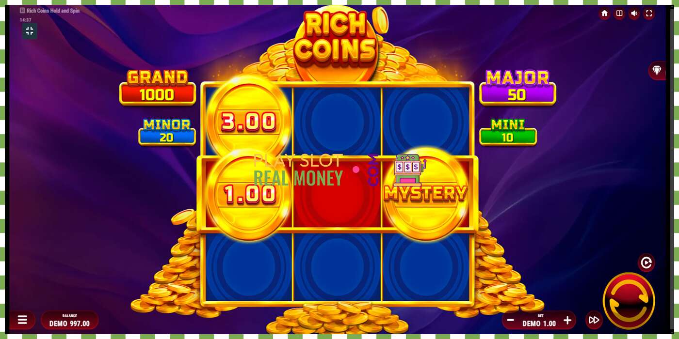 Слот Rich Coins Hold and Spin на реальные деньги, картинка - 2