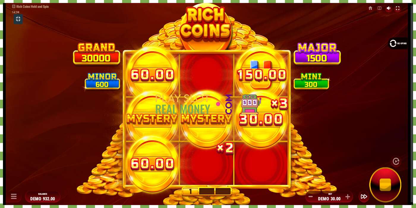 Слот Rich Coins Hold and Spin на реальные деньги, картинка - 4