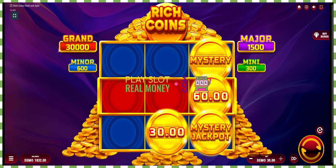 Слот Rich Coins Hold and Spin на реальные деньги, картинка - 5