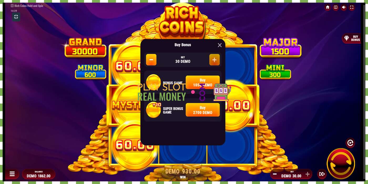 Слот Rich Coins Hold and Spin на реальные деньги, картинка - 7