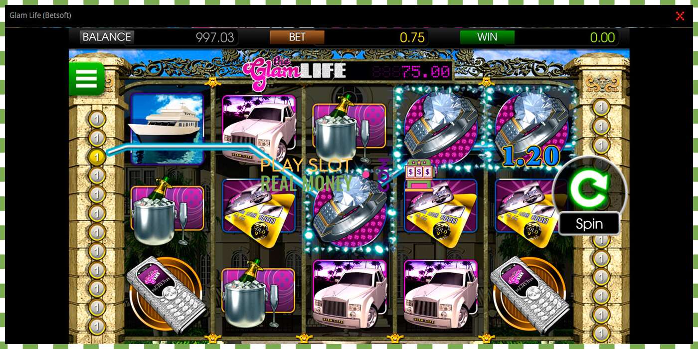 Slot Glam Life for real money, picture - 3