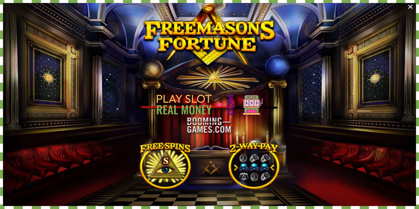 Reža Freemasons Fortune za pravi denar, slika - 1