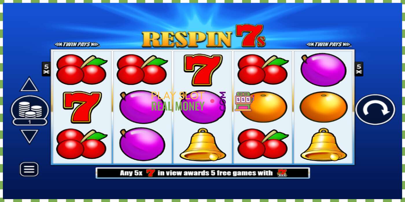 Slot Respin 7s чыныгы акча үчүн, сүрөт - 1