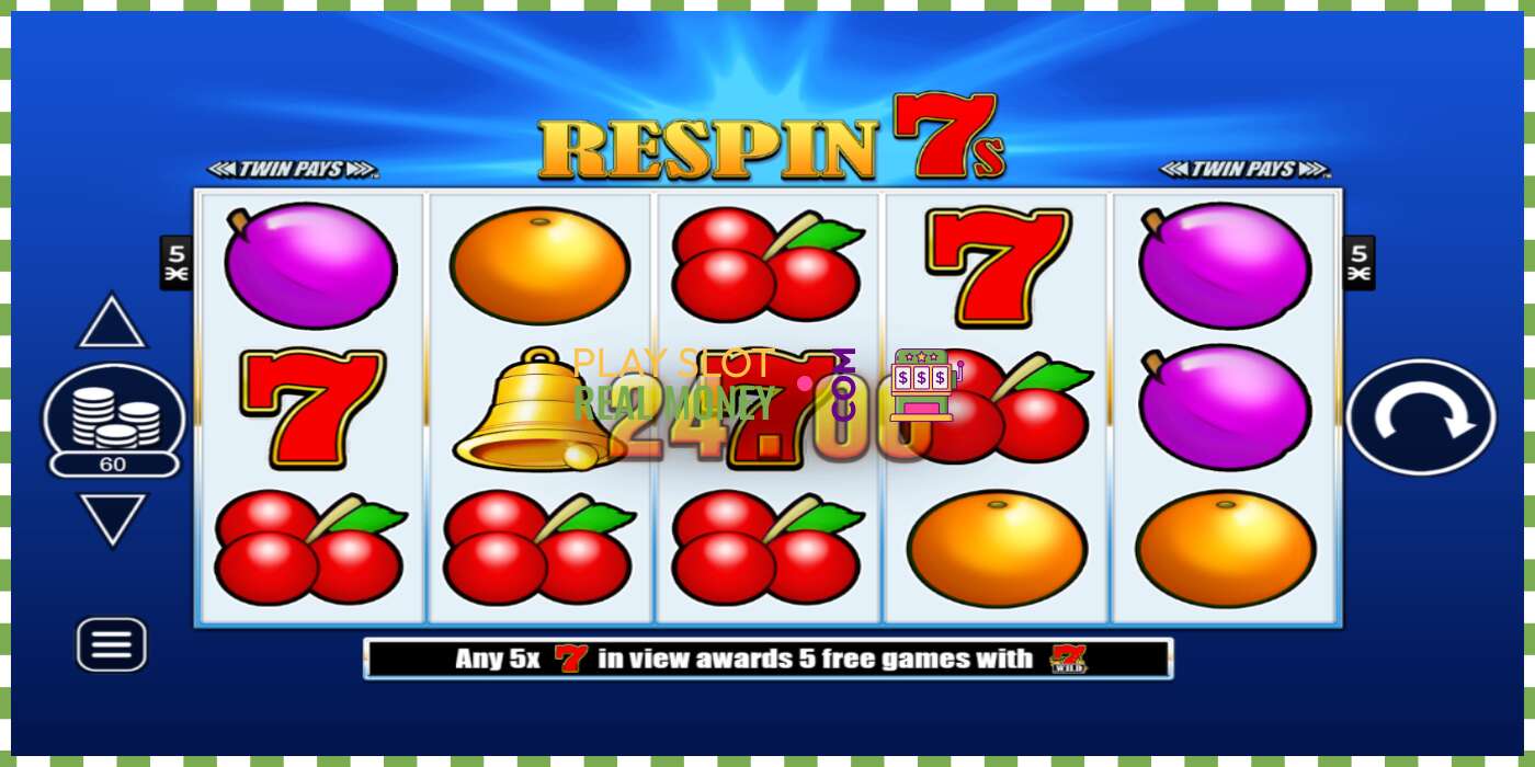 Slot Respin 7s чыныгы акча үчүн, сүрөт - 3