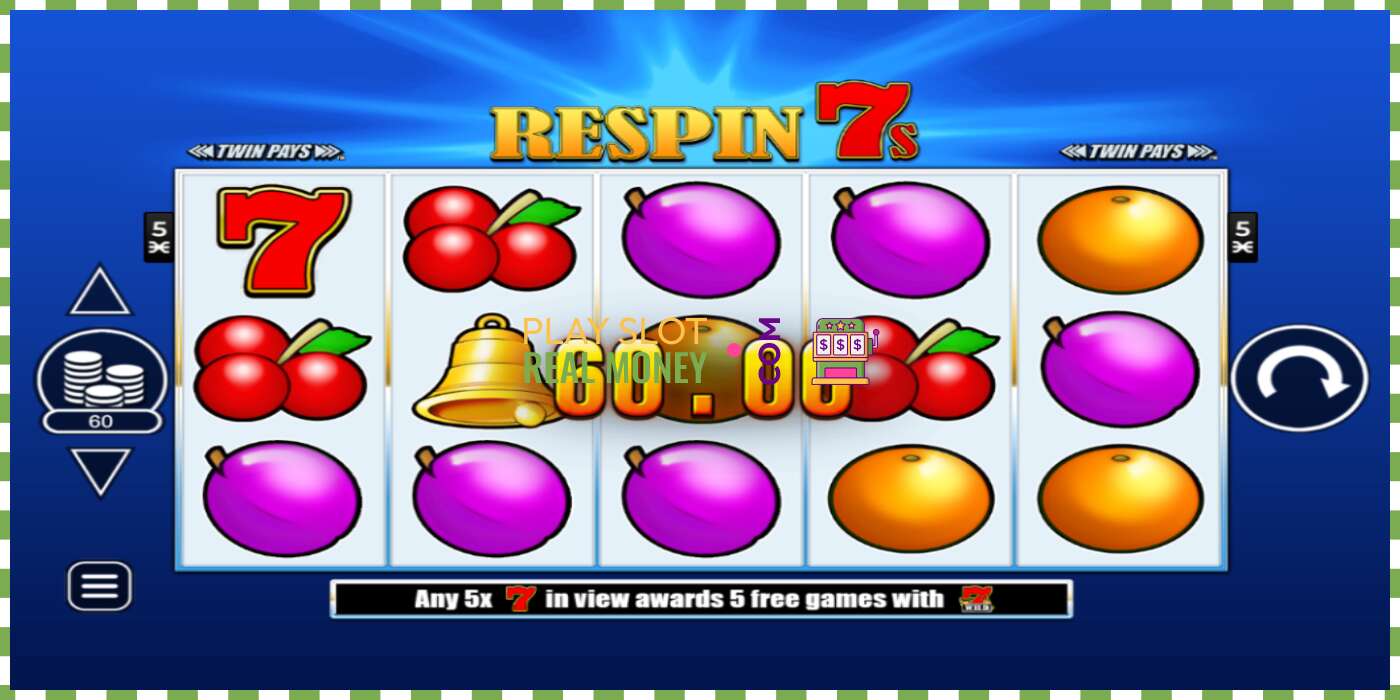 Slot Respin 7s чыныгы акча үчүн, сүрөт - 5