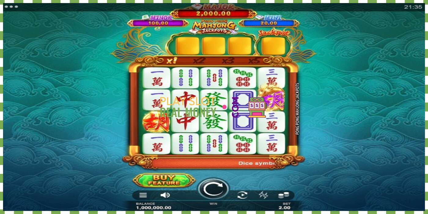 Слот Pong Pong Mahjong Jackpots на реальные деньги, картинка - 1