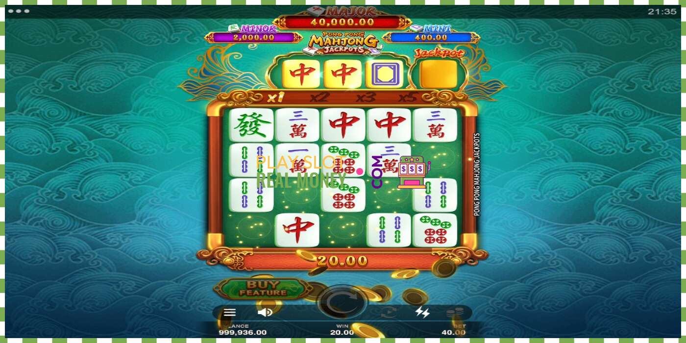 Слот Pong Pong Mahjong Jackpots на реальные деньги, картинка - 3