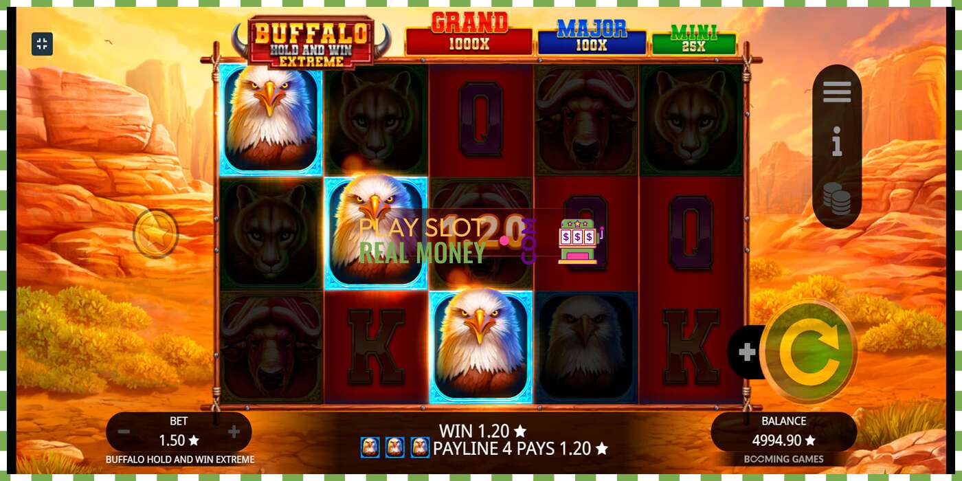 Szczelina Buffalo Hold and Win Extreme za prawdziwe pieniądze, zdjęcie - 3