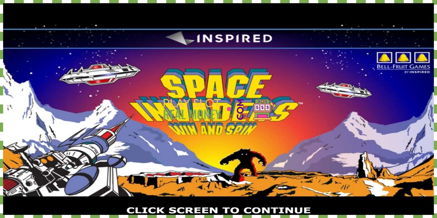 Слот Space Invaders Win and Spin на реальные деньги, картинка - 1