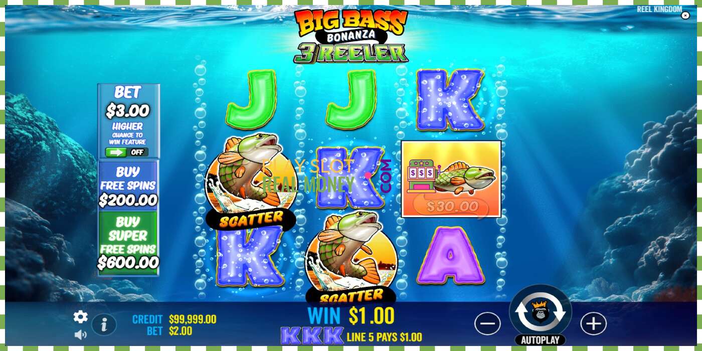 Слот Big Bass Bonanza 3 Reeler на реальные деньги, картинка - 2