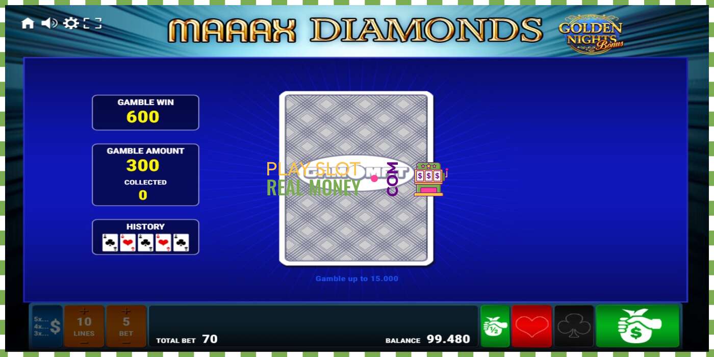 Слот Maaax Diamonds Golden Nights на реальные деньги, картинка - 5