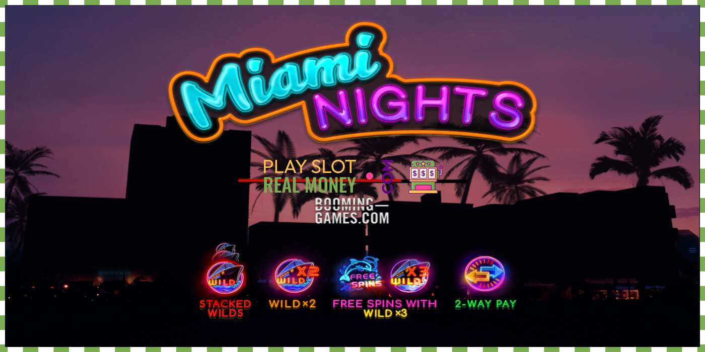 Слот Miami Nights на реальные деньги, картинка - 1