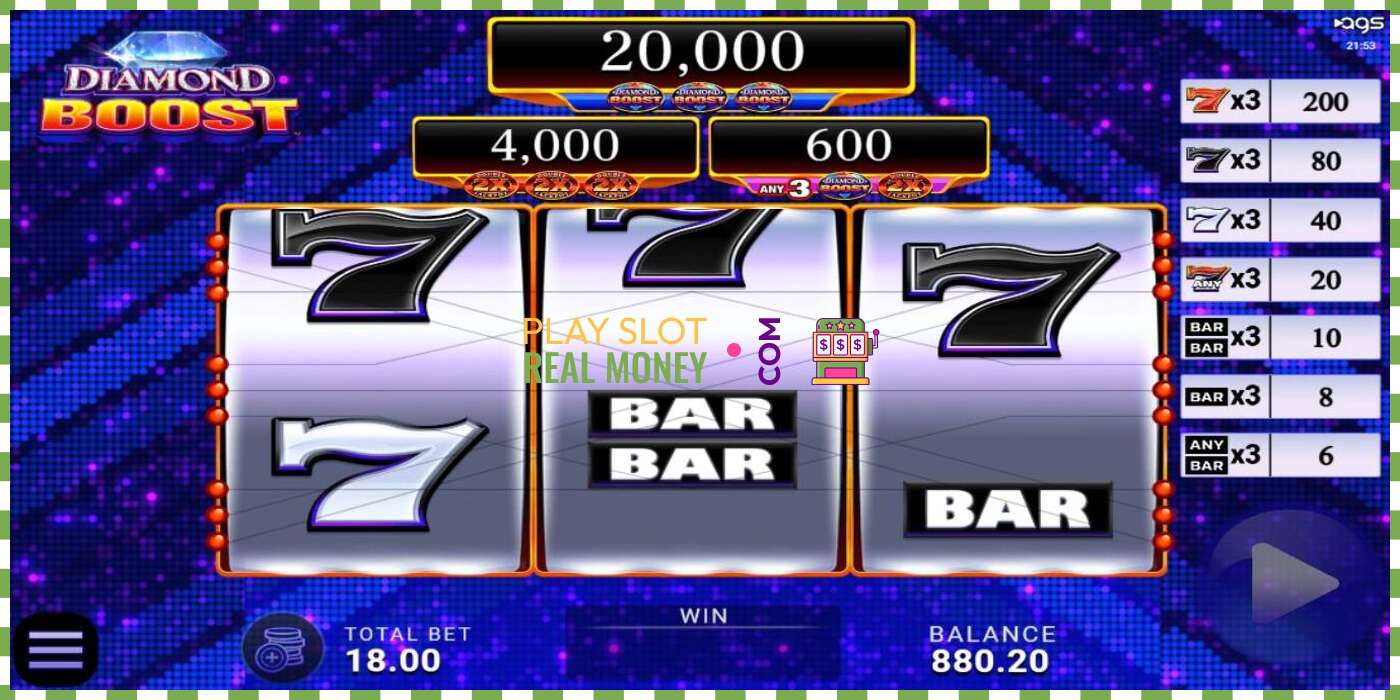 Slot Diamond Boost za pravi novac, slika - 3