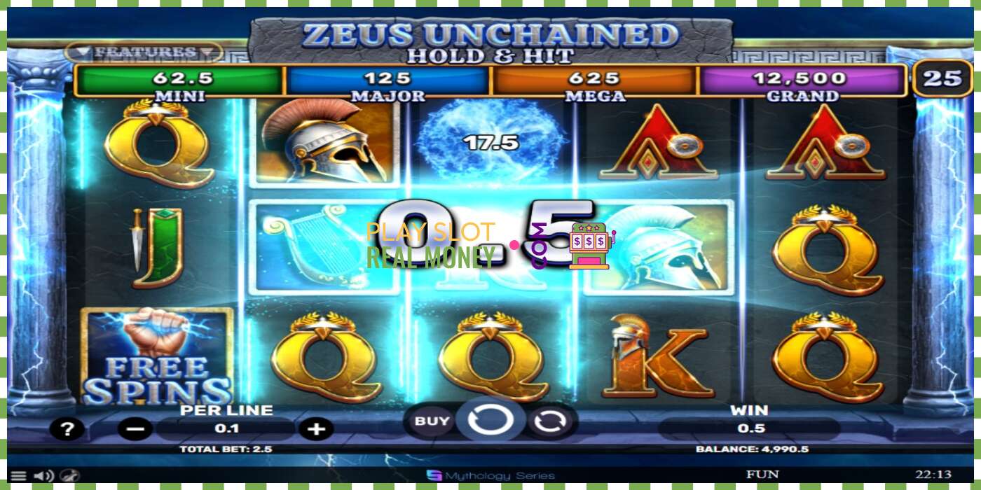 Слот Zeus Unchained - Hold & Hit на реальные деньги, картинка - 3