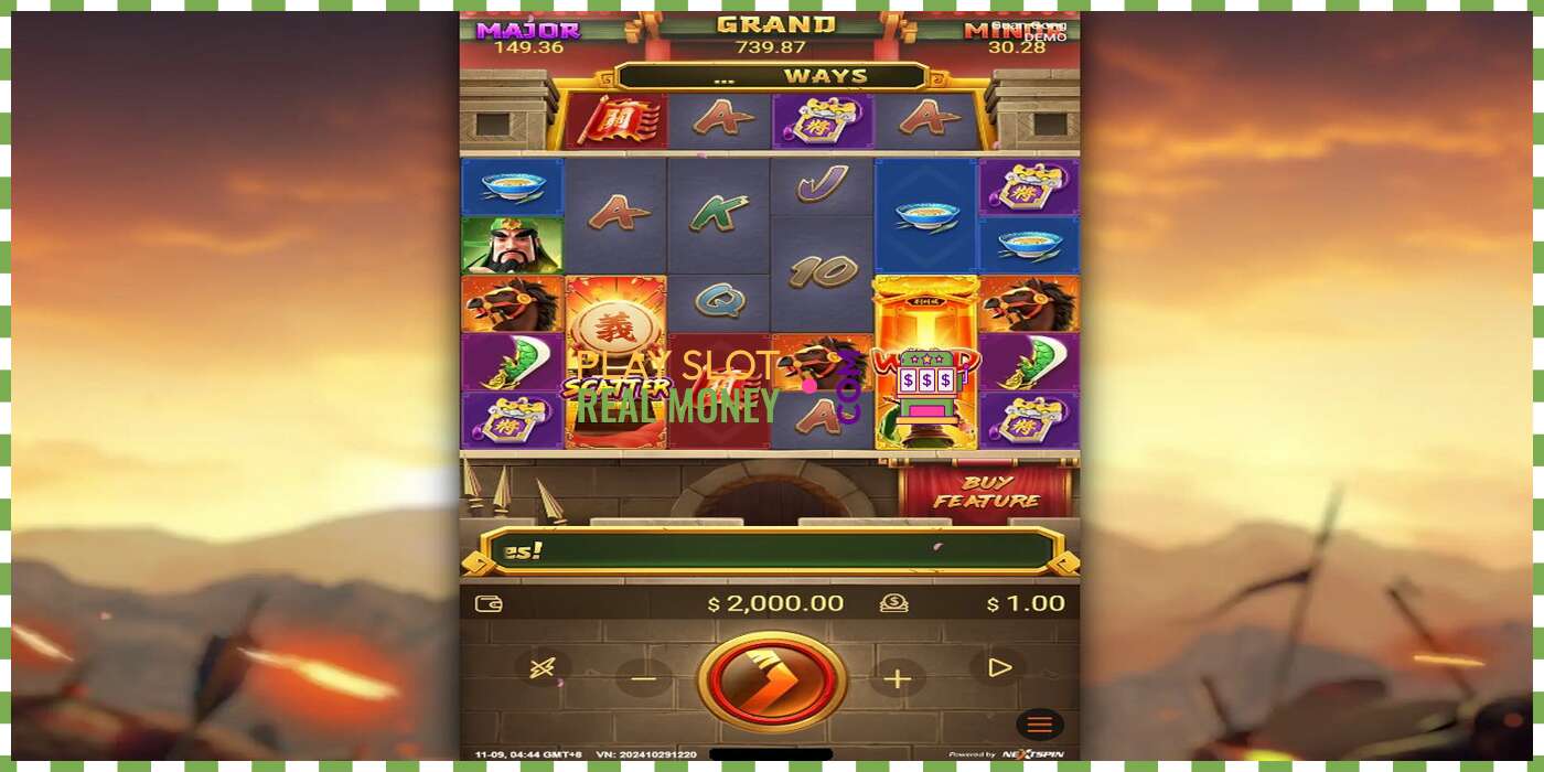 Slot Legend of Guan Gong untuk wang sebenar, gambar - 1