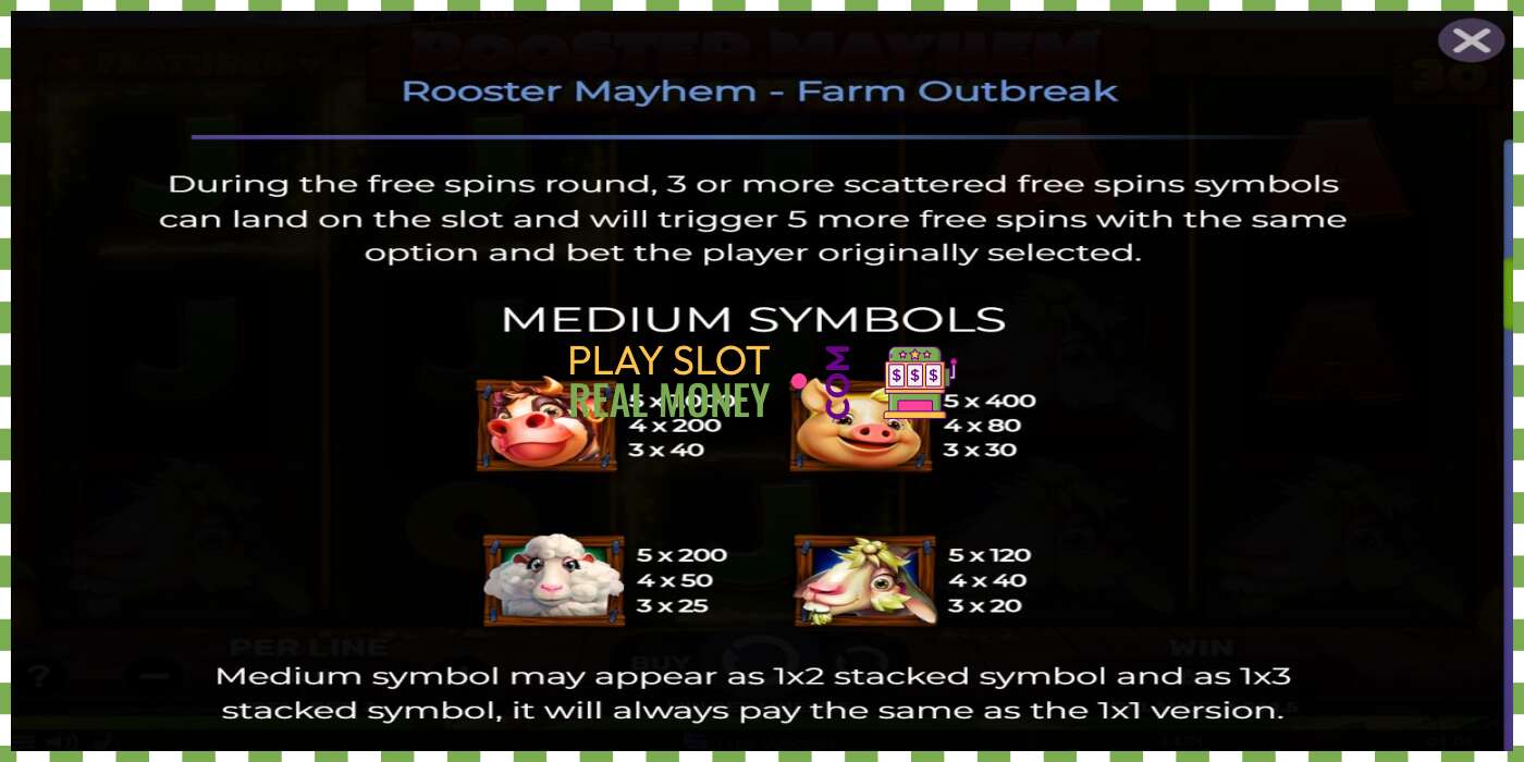 Szczelina Rooster Mayhem Farm Outbreak za prawdziwe pieniądze, zdjęcie - 5