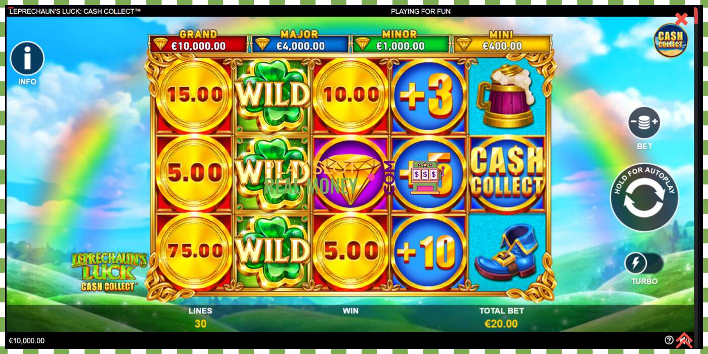 Ranura Leprechauns Luck Cash Collect Megaways PowerPlay Jackpot per diners reals, imatge - 2