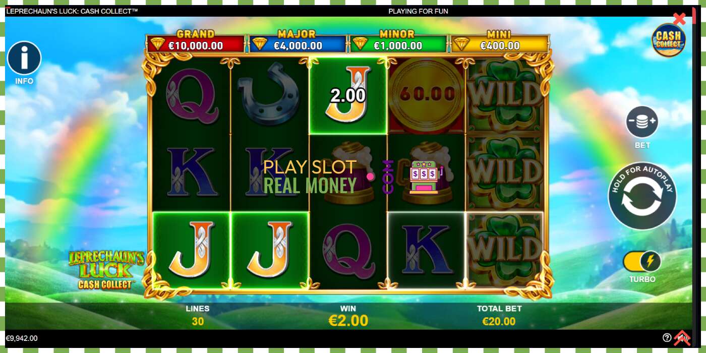 Ranura Leprechauns Luck Cash Collect Megaways PowerPlay Jackpot per diners reals, imatge - 3