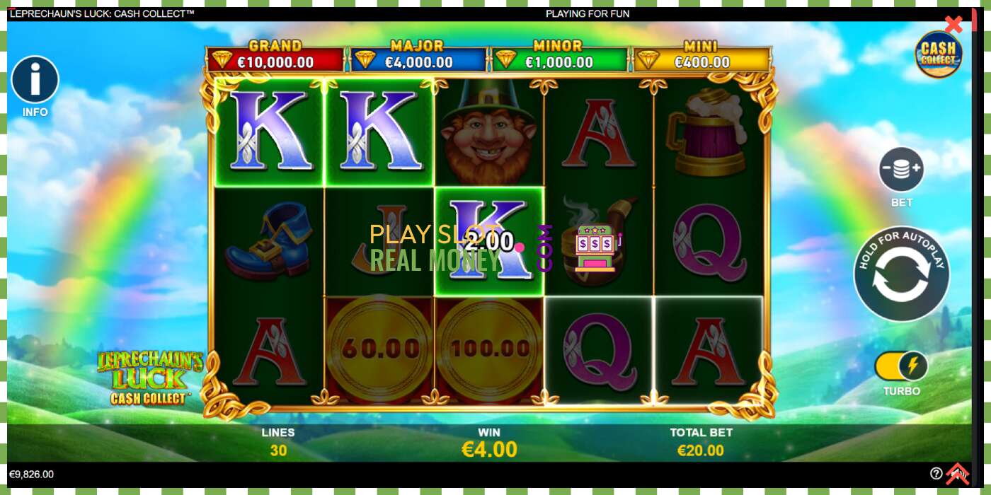 Ranura Leprechauns Luck Cash Collect Megaways PowerPlay Jackpot per diners reals, imatge - 4