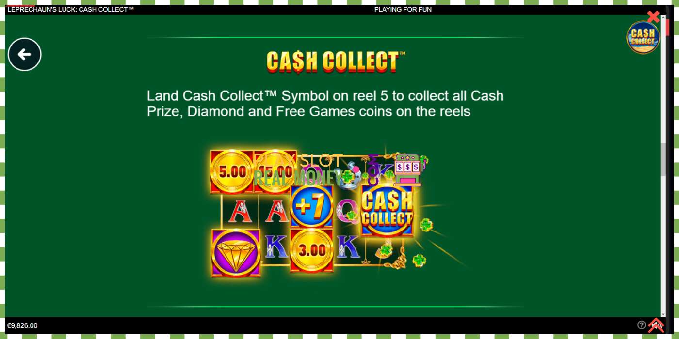 Ranura Leprechauns Luck Cash Collect Megaways PowerPlay Jackpot per diners reals, imatge - 6