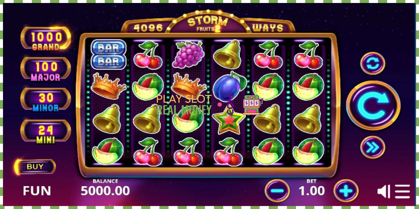 Слот Storm Fruits 2 на реальные деньги, картинка - 1