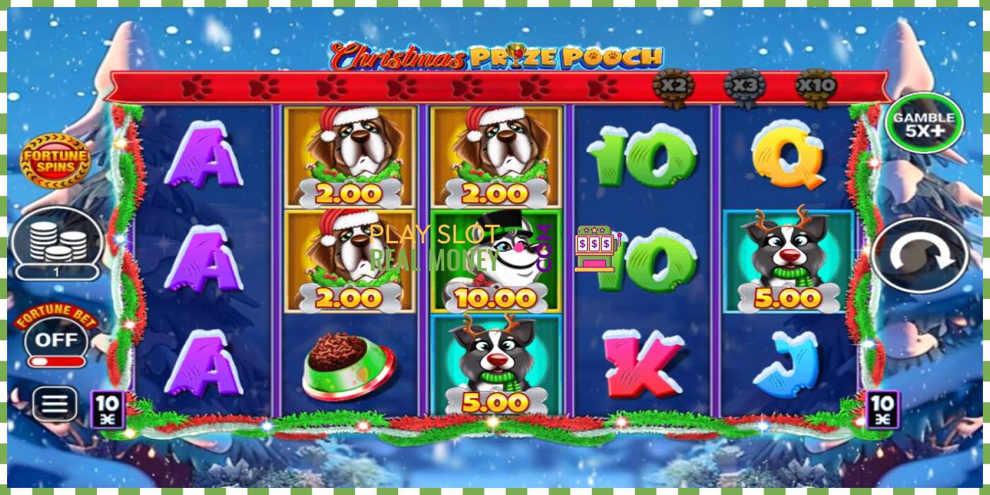 Slot Christmas Prize Pooch чыныгы акча үчүн, сүрөт - 1