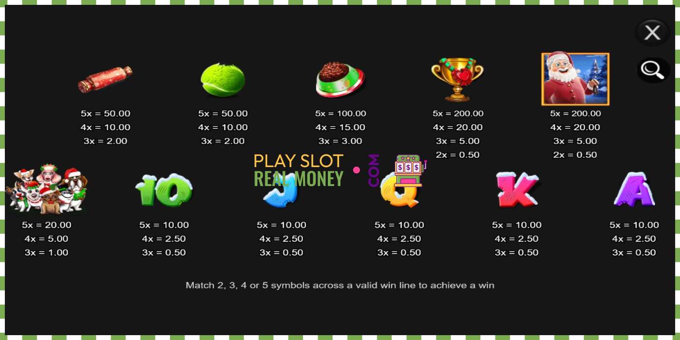 Slot Christmas Prize Pooch чыныгы акча үчүн, сүрөт - 4