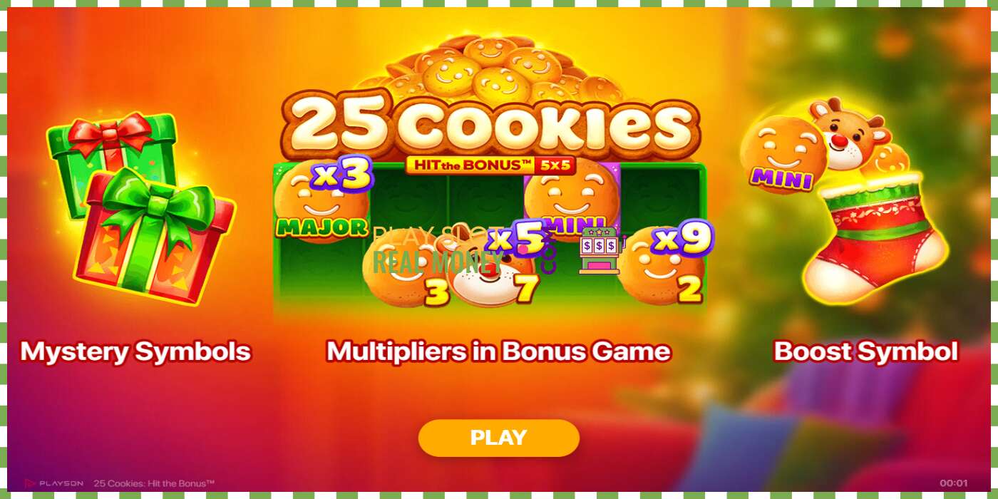 Слот 25 Cookies: Hit the Bonus на реальные деньги, картинка - 1