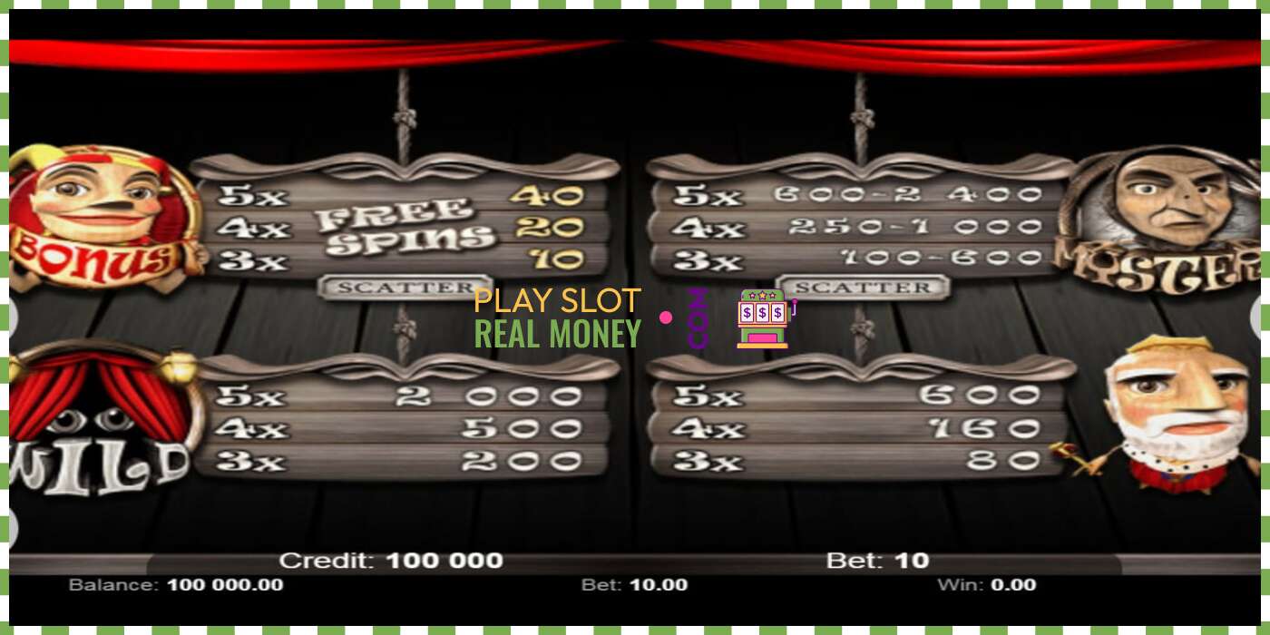 Slot Puppet Show for real money, picture - 5