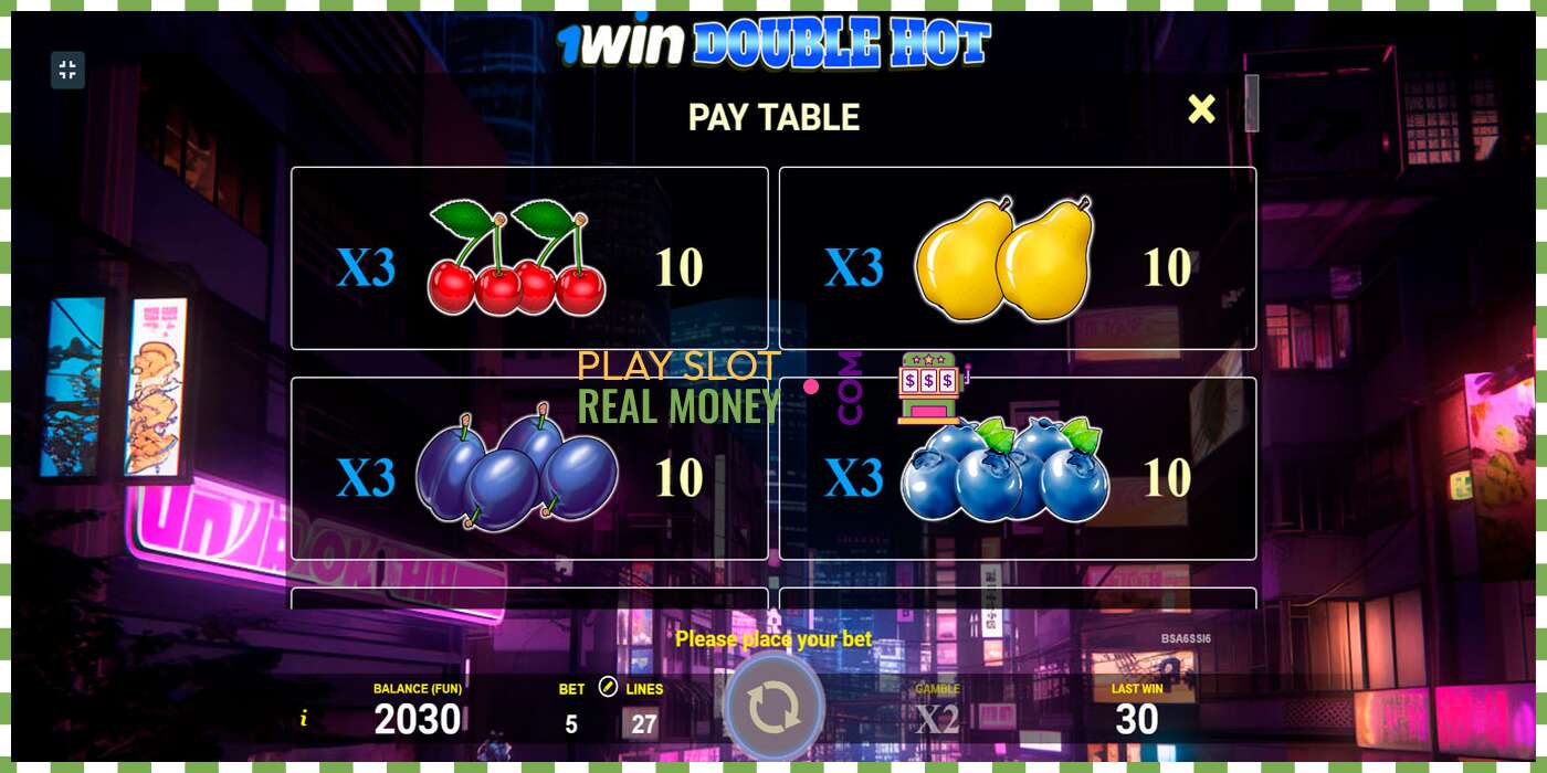 Слот 1win Double Hot на реальные деньги, картинка - 6