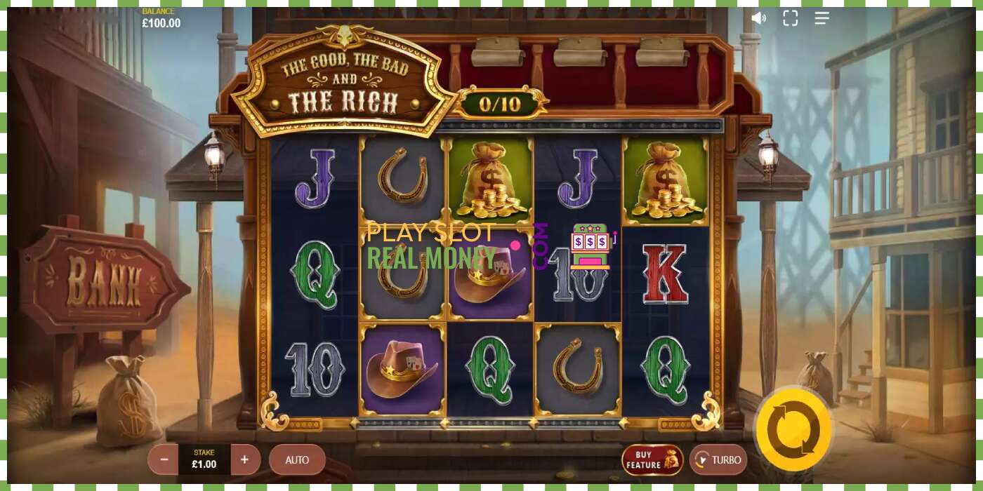 Slots The Good The Bad and The Rich par īstu naudu, bilde - 5