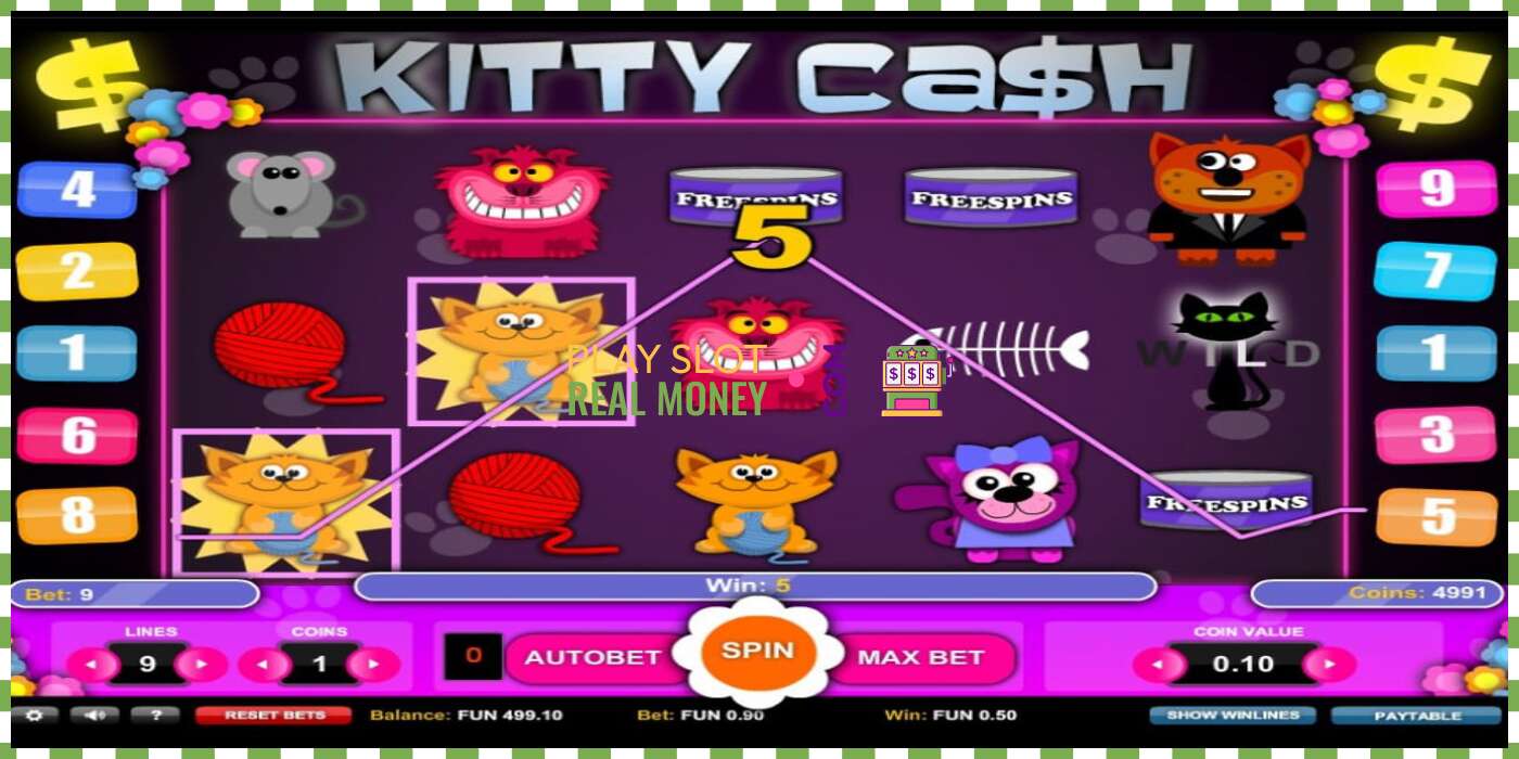 Слот Kitty Cash на реальные деньги, картинка - 3