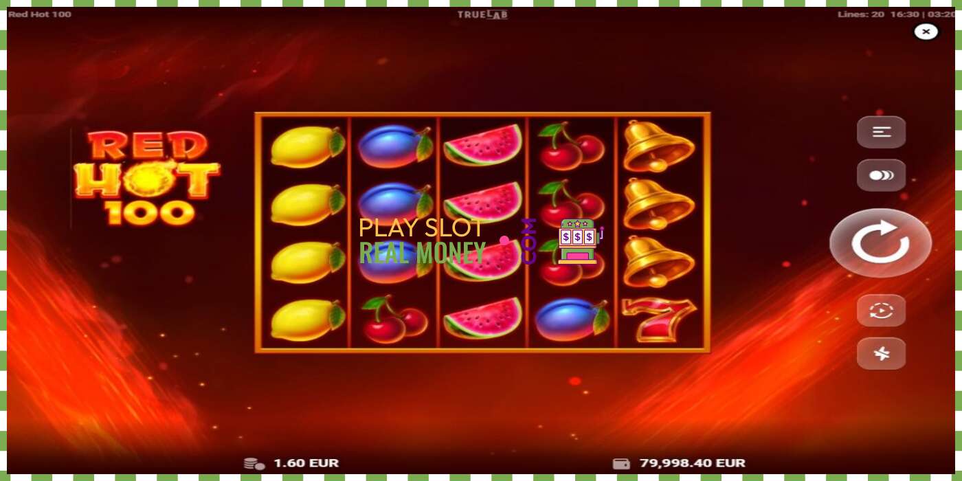 Slots Red Hot 100 par īstu naudu, bilde - 1