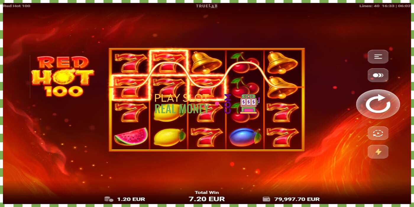 Slots Red Hot 100 par īstu naudu, bilde - 4