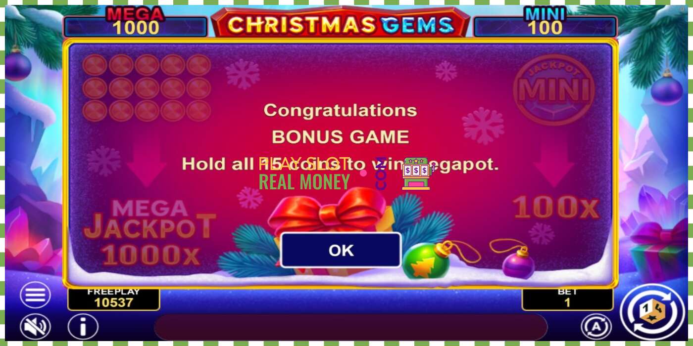 Слот Christmas Gems Hold & Win на реальные деньги, картинка - 6