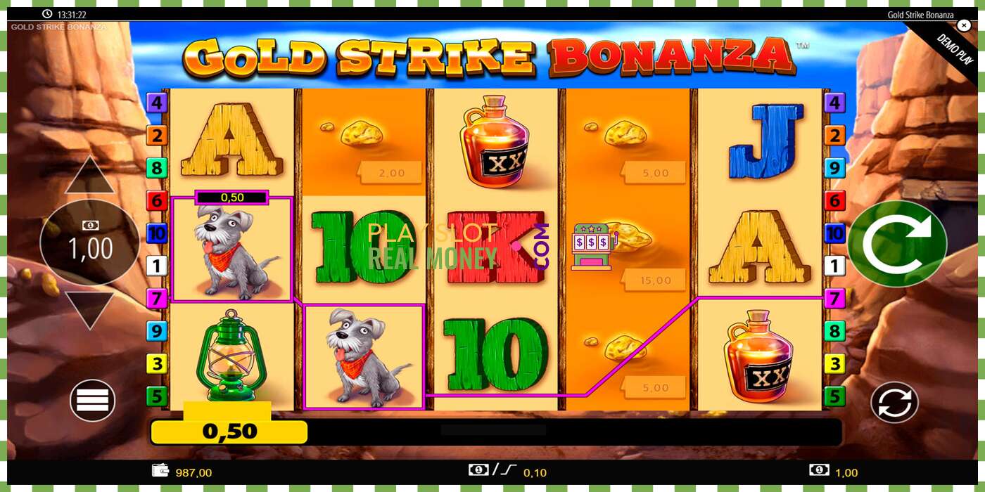 Sleuf Gold Strike Bonanza voor echt geld, foto - 6