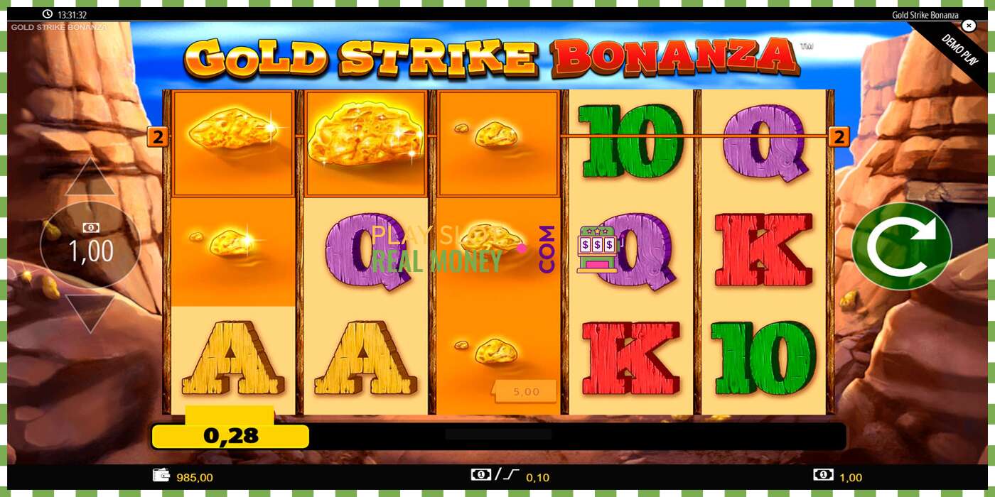 Sleuf Gold Strike Bonanza voor echt geld, foto - 7