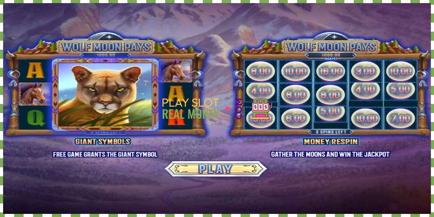 Slot Wolf Moon Pays za pravi novac, slika - 1