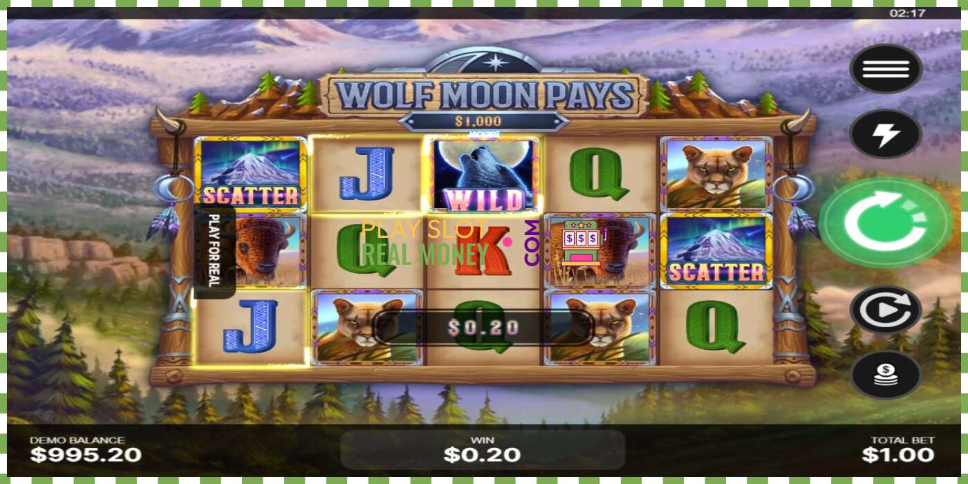 Slot Wolf Moon Pays za pravi novac, slika - 3