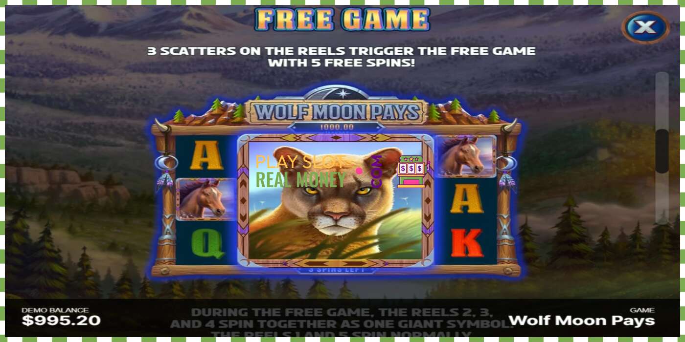 Slot Wolf Moon Pays za pravi novac, slika - 6