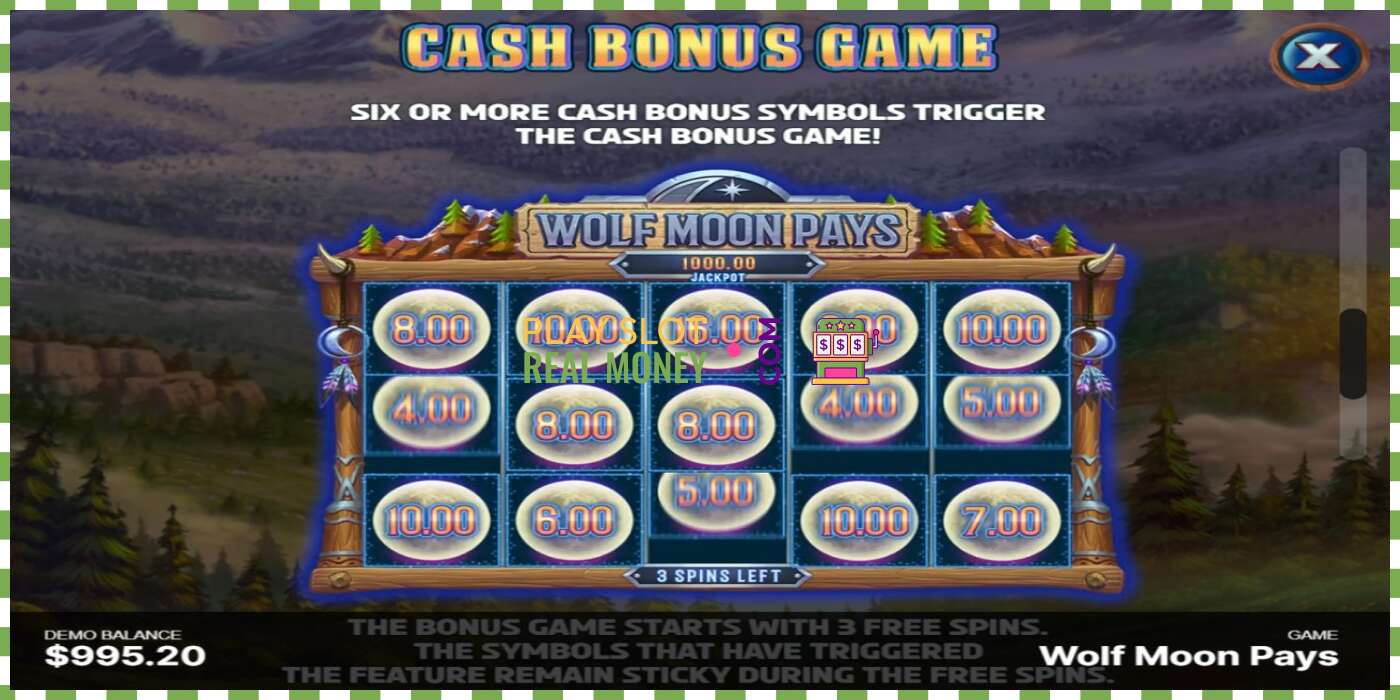 Slot Wolf Moon Pays za pravi novac, slika - 7