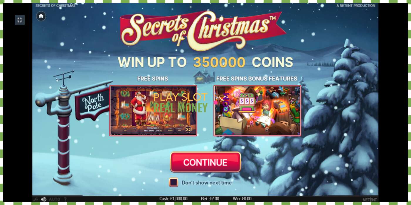 Slots Secrets of Christmas par īstu naudu, bilde - 1