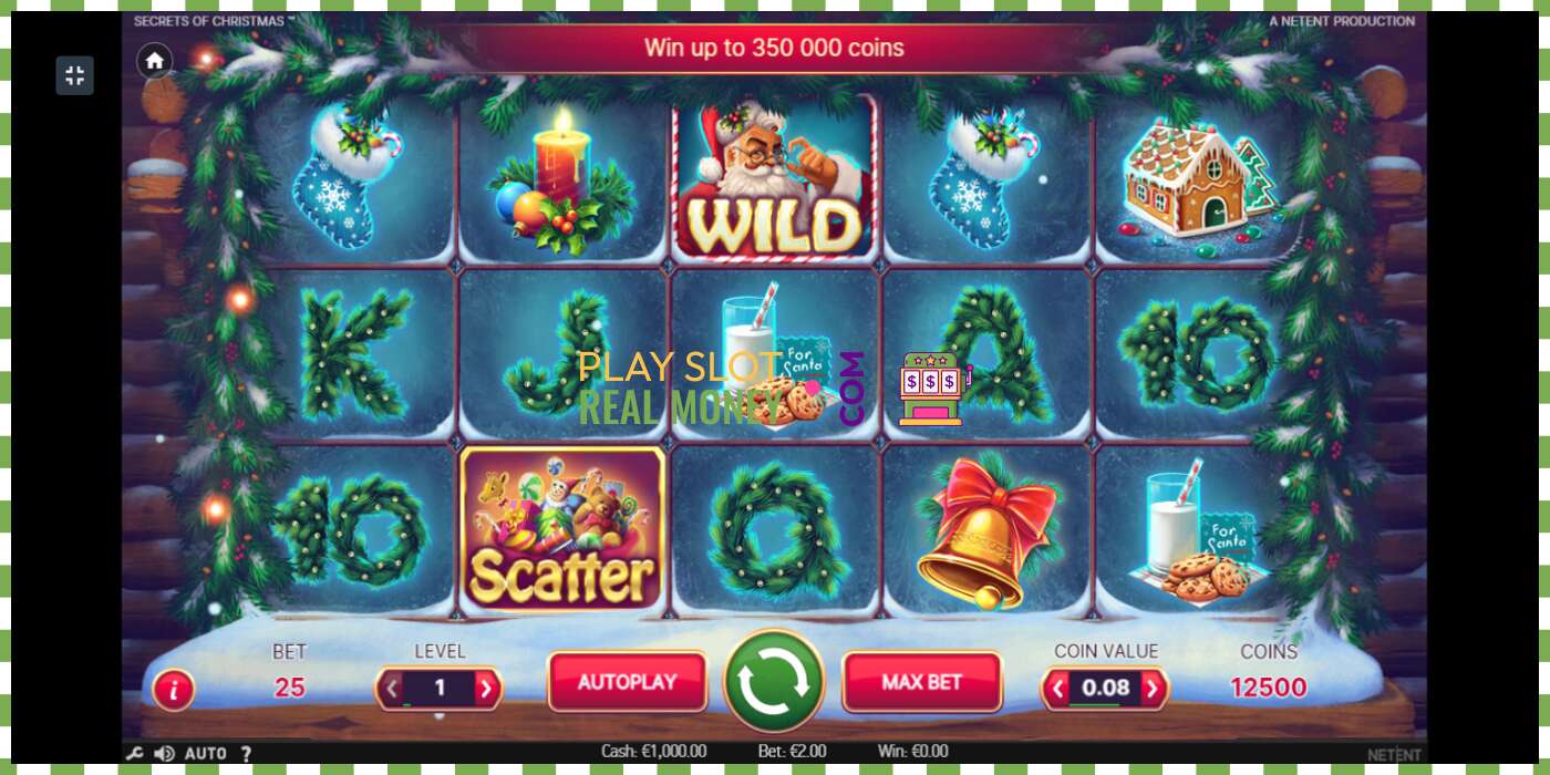 Slots Secrets of Christmas par īstu naudu, bilde - 2