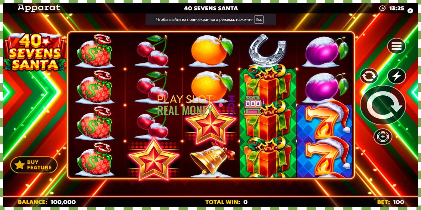 Slot 40 Sevens Santa za skutočné peniaze, obrázok - 1